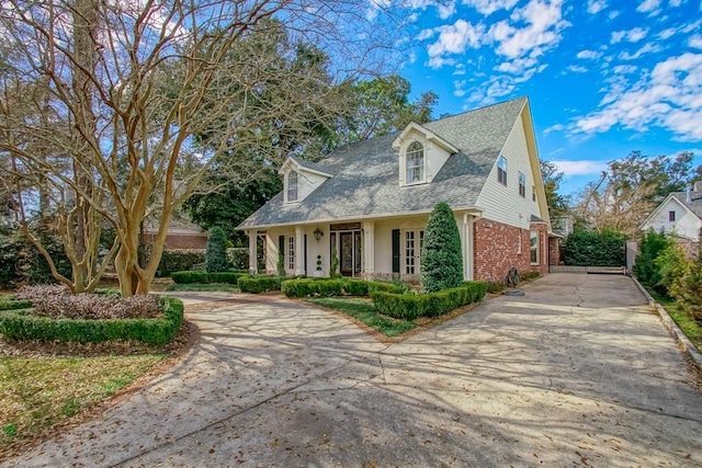 view of cape cod-style house