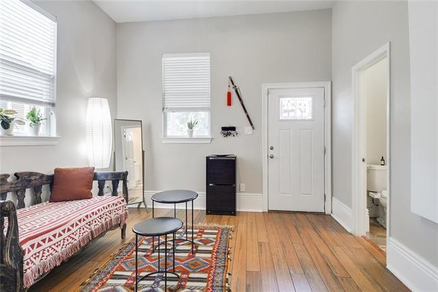 living room featuring hardwood / wood-style flooring