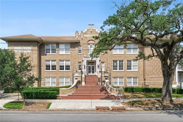 view of front of property with brick siding