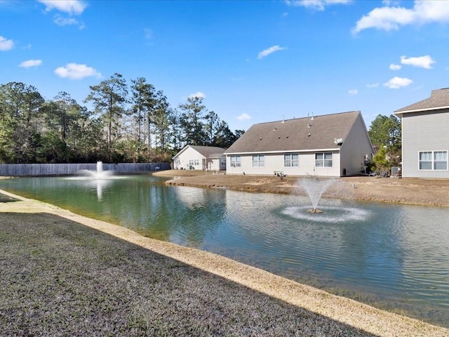 view of water feature