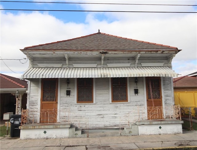 view of bungalow