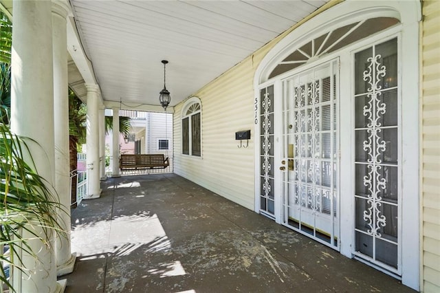 view of patio / terrace with french doors