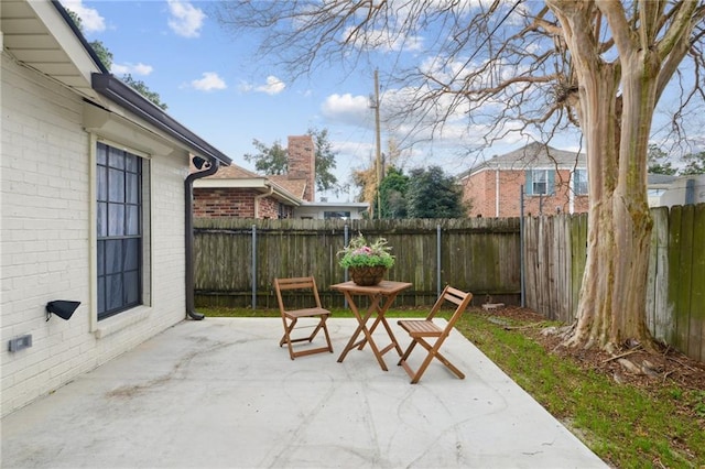 view of patio