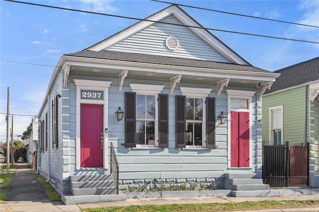 view of bungalow-style home