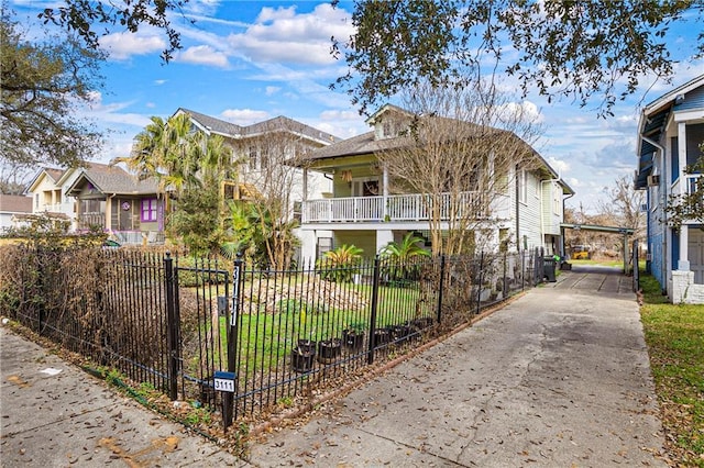 view of front of home