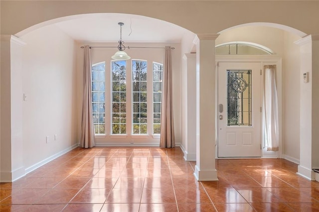 tiled entrance foyer with plenty of natural light