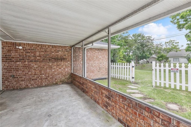 1751 Holiday Dr, New Orleans, LA 70114 - unfurnished sunroom with plenty of natural light