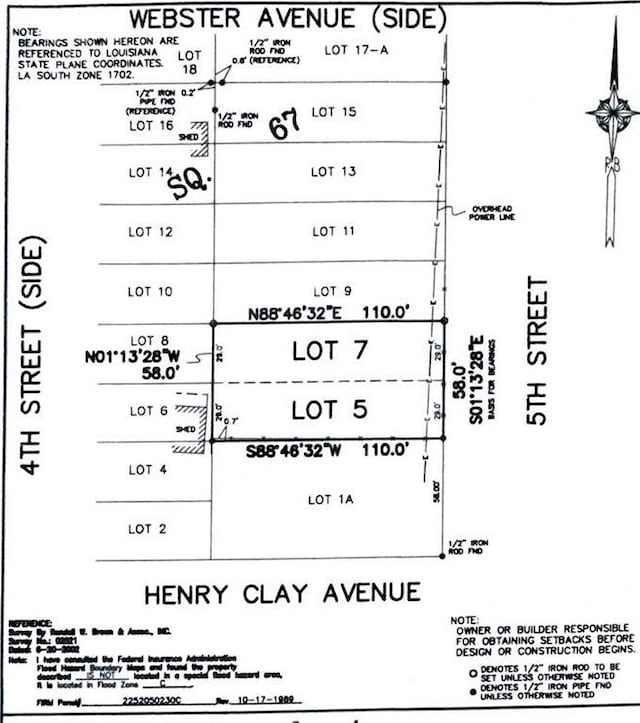 LOTS5/7 5th St, Covington LA, 70433 land for sale