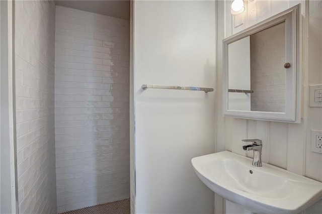 bathroom featuring sink