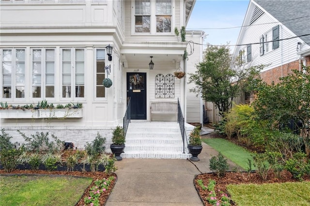 view of entrance to property