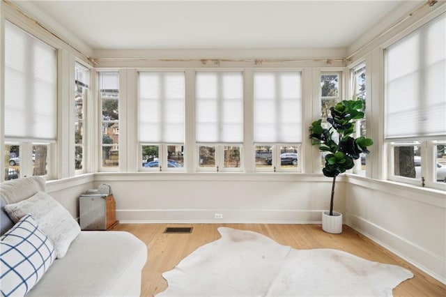 sunroom / solarium featuring a wealth of natural light