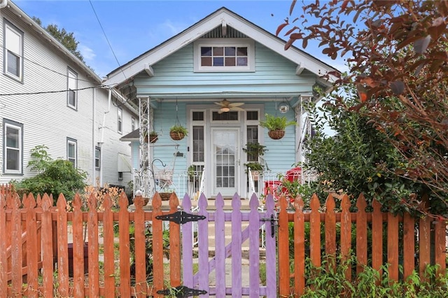 view of bungalow-style home