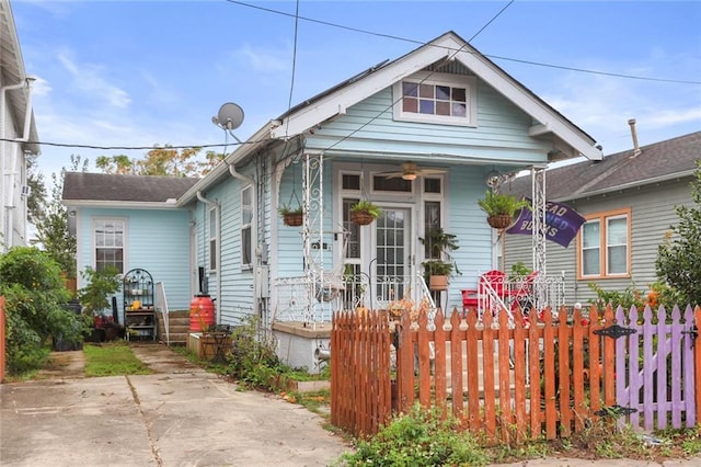 view of bungalow-style house