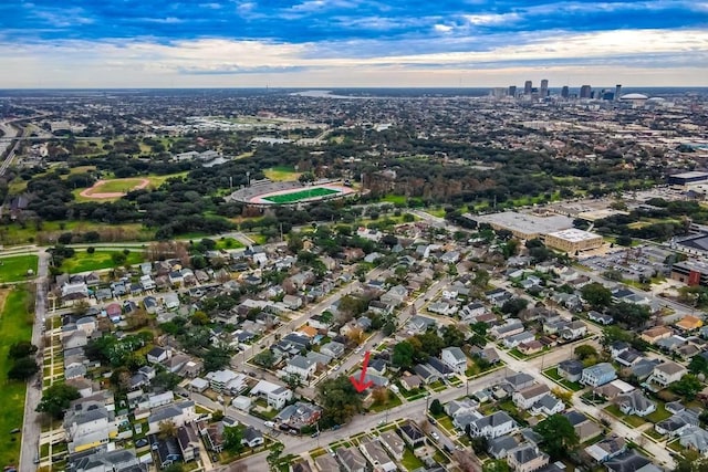 aerial view