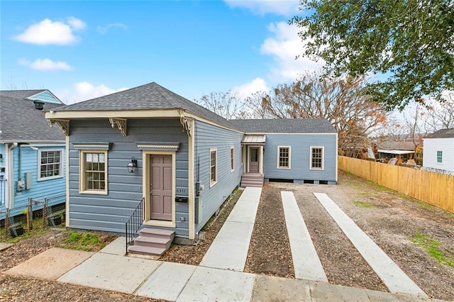 view of bungalow