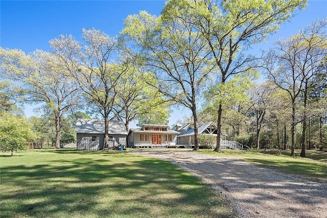 15082 Old Farms Rd, Folsom, LA 70437 - view of front facade with a front yard
