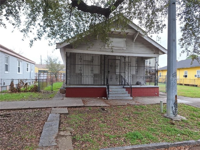 view of bungalow