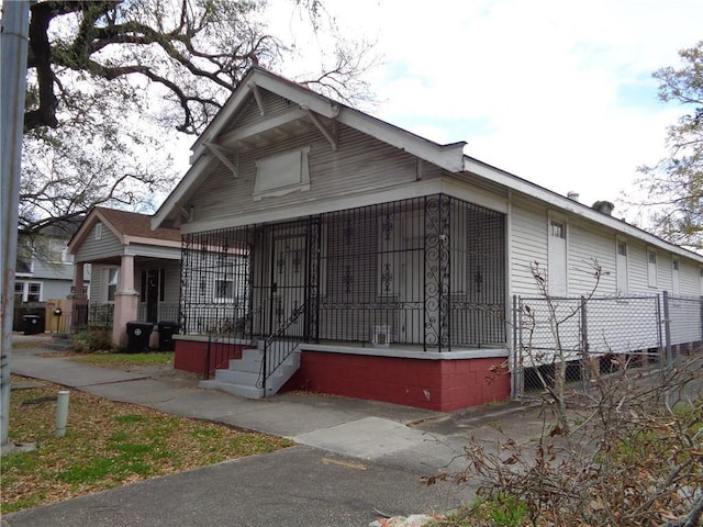 view of side of home