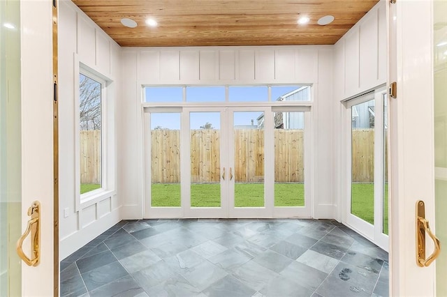 3705 Rue Emilion Dr, Metairie, LA 70002 - unfurnished sunroom with french doors