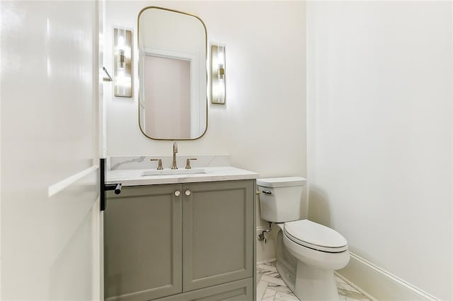 3705 Rue Emilion Dr, Metairie, LA 70002 - bathroom featuring marble finish flooring and vanity