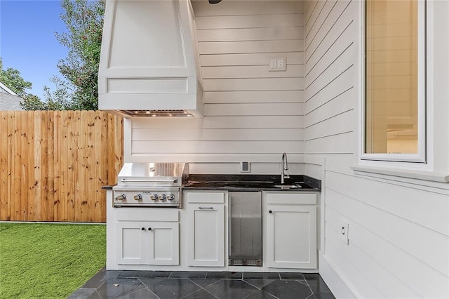 3705 Rue Emilion Dr, Metairie, LA 70002 - view of patio / terrace featuring exterior kitchen and a sink
