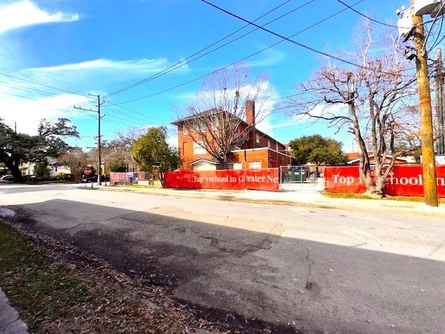 view of road