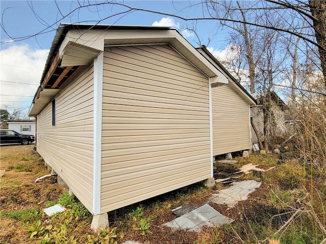 view of home's exterior