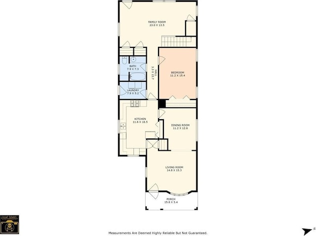 1328 Clouet St, New Orleans, LA 70117 - home floor plan