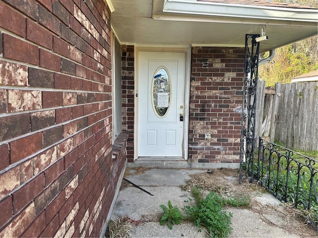 view of entrance to property