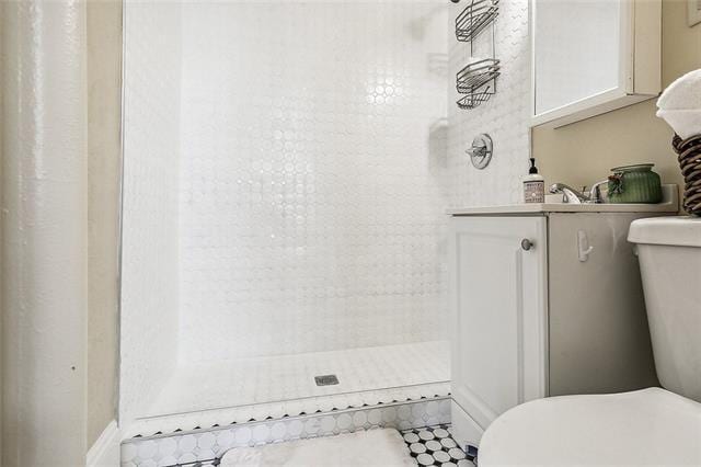 1224 Bourbon St Unit 1, New Orleans, LA 70116 - full bath featuring toilet and a stall shower