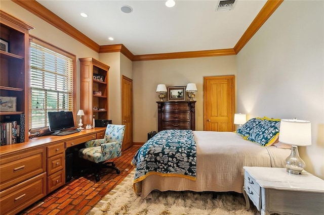 170 English Turn Dr, New Orleans, LA 70131 - bedroom with crown molding