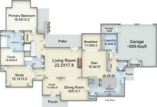 170 English Turn Dr, New Orleans, LA 70131 - plan