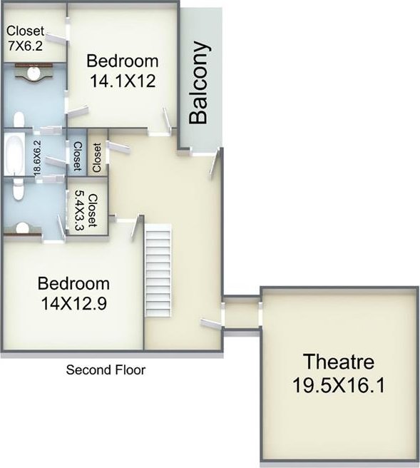 170 English Turn Dr, New Orleans, LA 70131 - floor plan