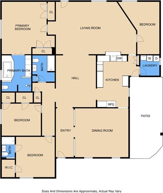 3512 James Dr, Metairie, LA 70003 - floor plan