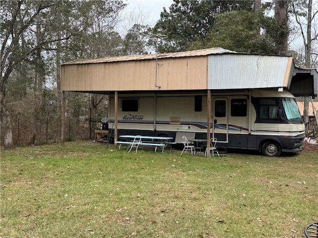 view of outdoor structure