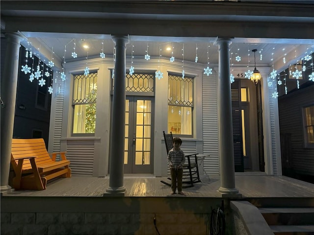 view of patio / terrace with french doors