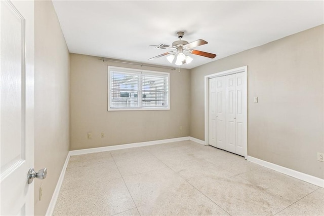 22830 22nd St, New Orleans, LA 70124 - empty room with ceiling fan