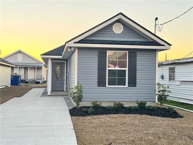 view of front of home