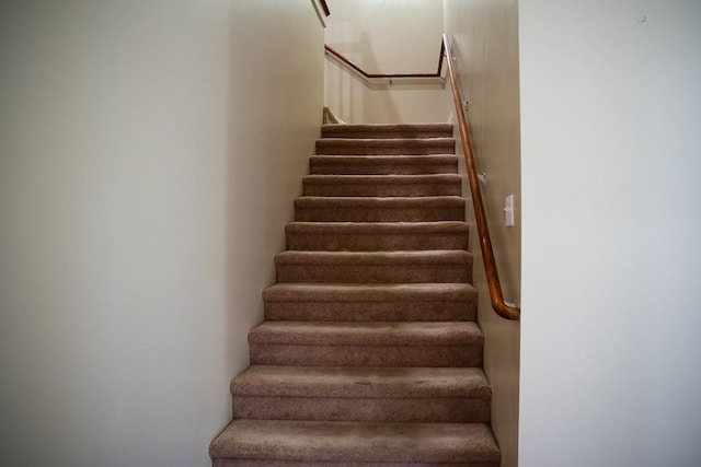view of stairs