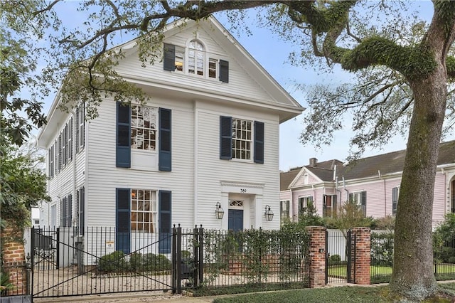 view of neoclassical / greek revival house