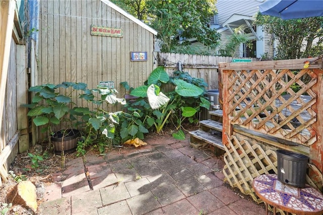 view of patio