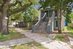 2226 Saint Bernard Ave, New Orleans, LA 70119 - view of front of house with stairway