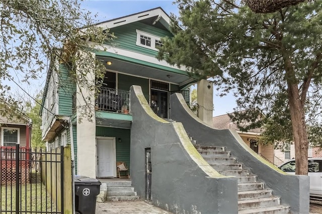 2226 Saint Bernard Ave, New Orleans, LA 70119 - view of front of property featuring stairway