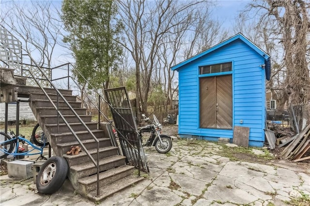 2226 Saint Bernard Ave, New Orleans, LA 70119 - view of shed with stairs