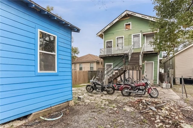 2226 Saint Bernard Ave, New Orleans, LA 70119 - back of property featuring stairway