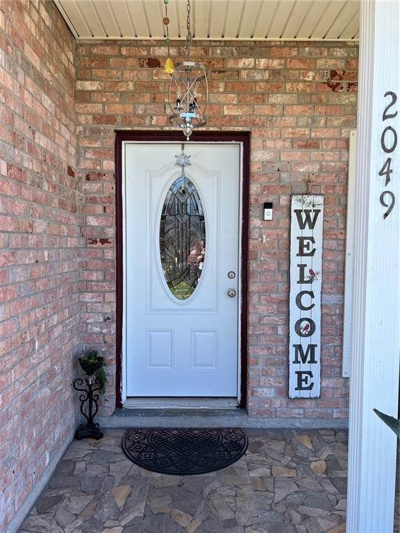 view of entrance to property