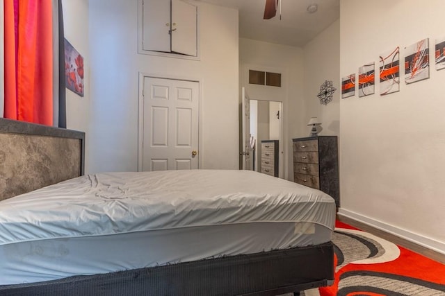 226062 N Roman St, New Orleans, LA 70117 - bedroom with baseboards and wood finished floors