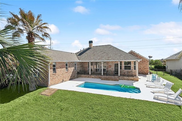 1042 Mariners Cove Blvd, Slidell, LA 70458 - view of swimming pool featuring a patio area