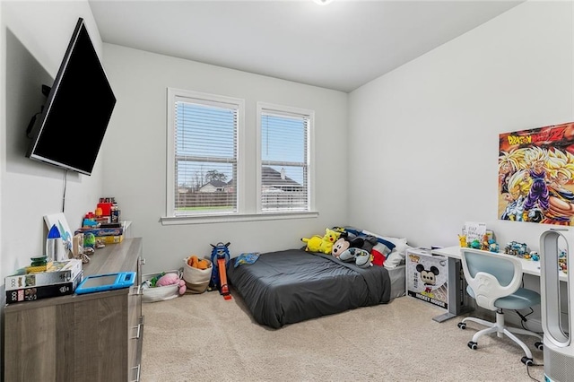 bedroom featuring carpet floors