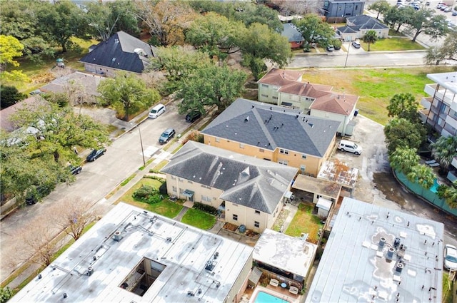 bird's eye view featuring a residential view